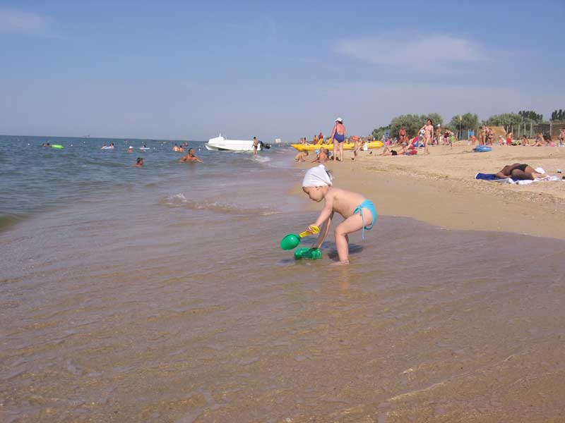 Фото детского пляжа Ейск